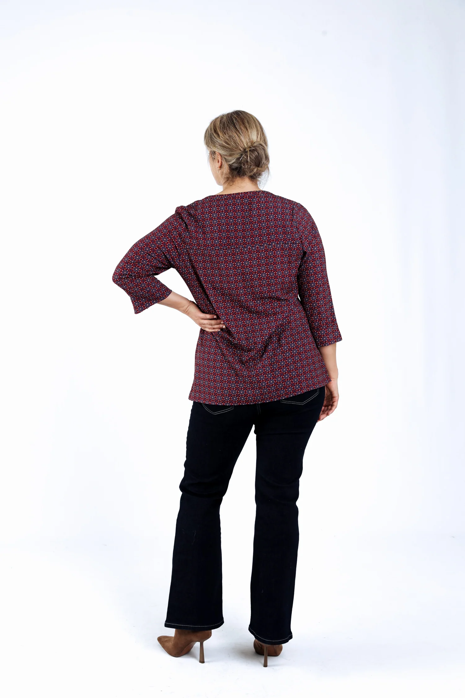 Blouse imprimé graphique - Image 2