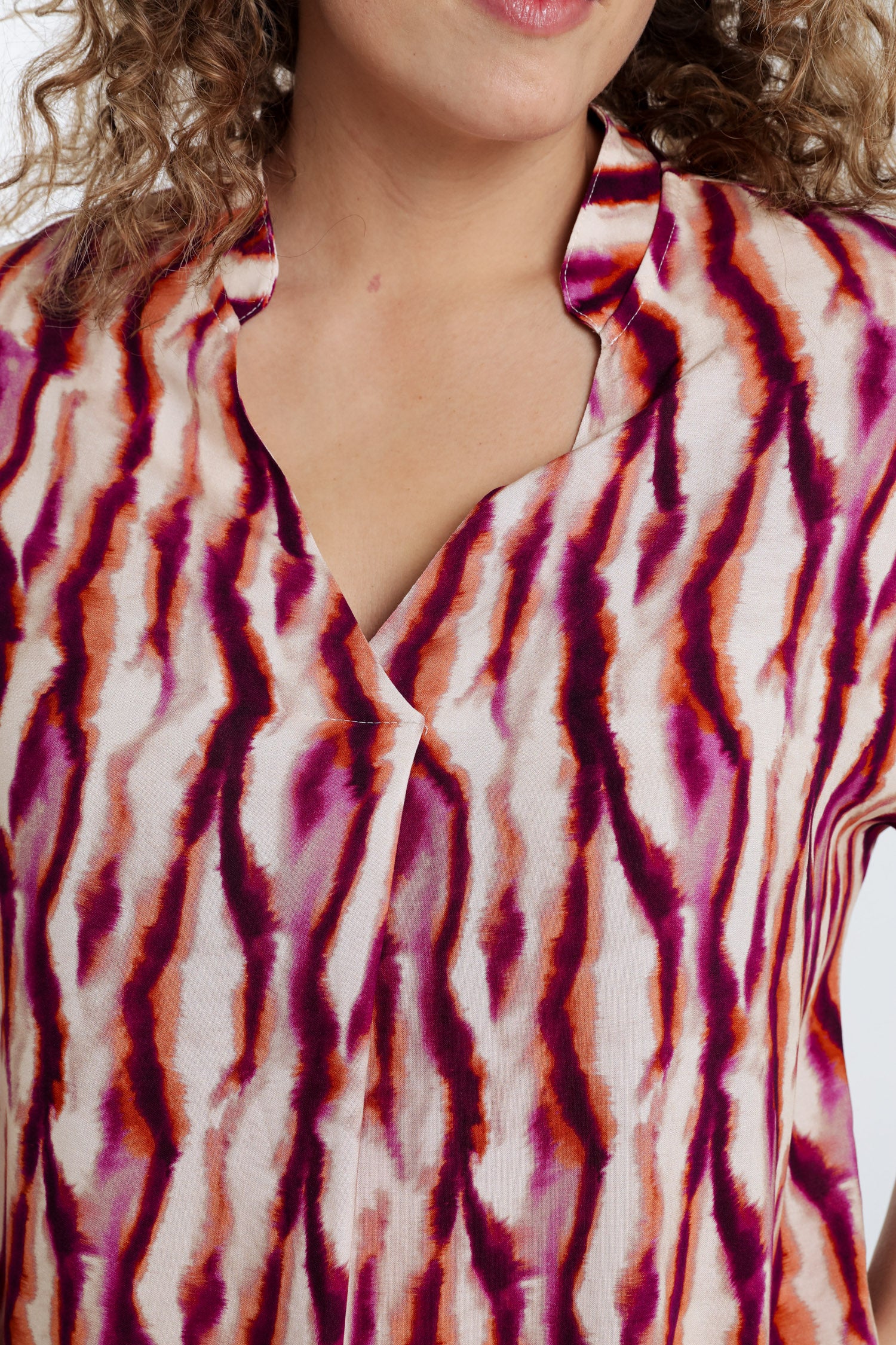 Robe en viscose imprimé ethnique - Image 4