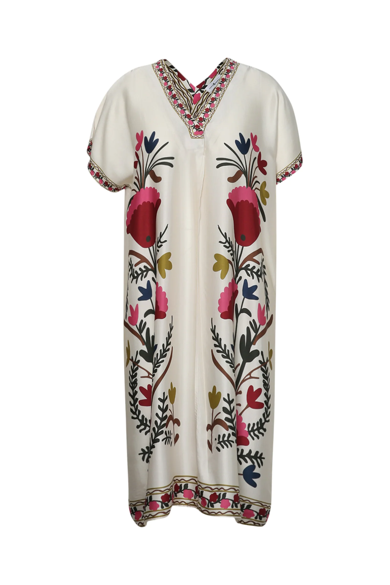 Robe en viscose imprimé folk - Image 10